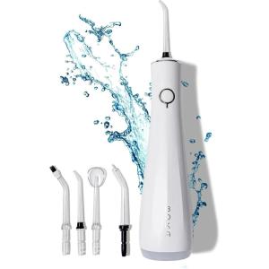 Boka Advanced Water Flosser for Teeth Cleaning, Gums & Braces w/Travel Bag – 3 Pressure Setting, Cordless Rechargeable Floss – Durable & Portable w/ 5 Customizable Piks – IPX7, Dentist Recommended