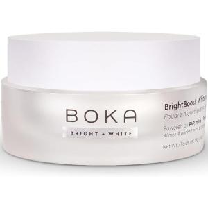 Boka Teeth Whitening Powder – Nano Hydroxyapatite, Appropriate for Sensitive Teeth, Whitening -Toothpaste Alternative with Essential Oils, Has Probiotics, Multivitamins & Aloe